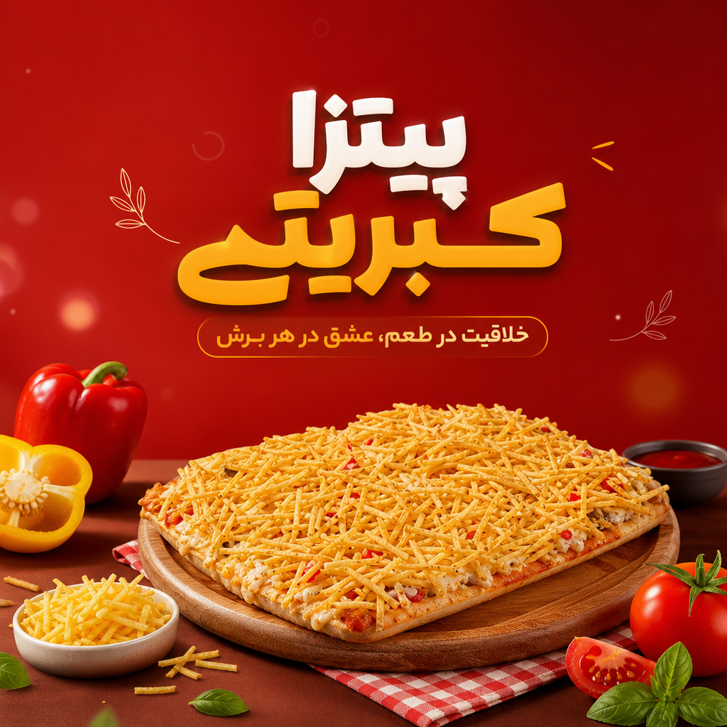 پیتزا کبریتی
